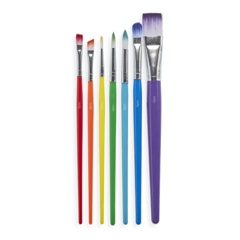Set de 7 pensule universale, colorate - poza 2