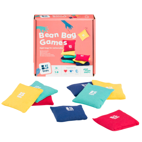 Set de 8 saculeti cu nisip de aruncat, Bean Bags, BS Toys GA526 - poza 1