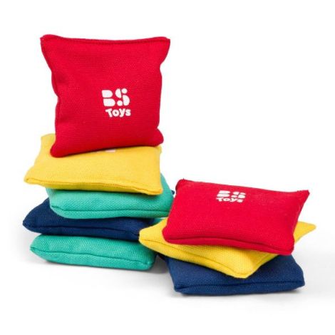 Set de 8 saculeti cu nisip de aruncat, Bean Bags, BS Toys GA526 - poza 2