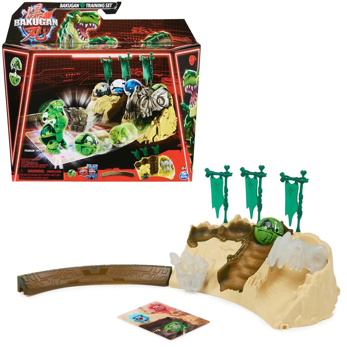 Set de antrenament cu 1 figurina Bakugan Titanium Trox - poza 2