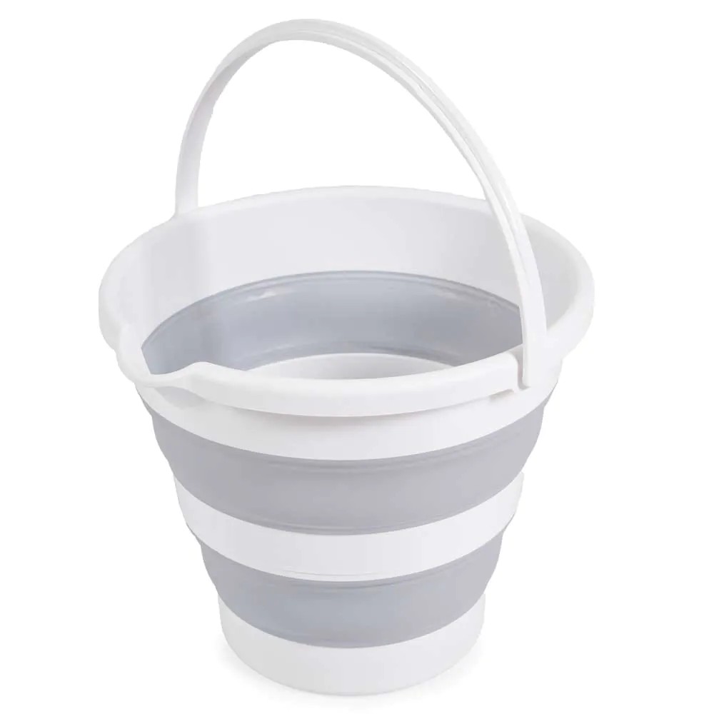 Set de baie cu cadita 3 in 1 pliabil Cangaroo Hawaii 80 x 48 x 24 cm Gri - poza 4
