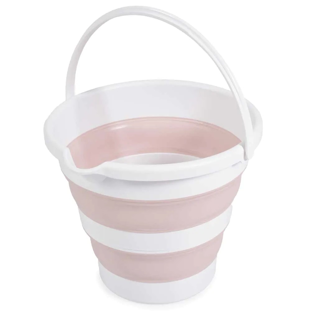 Set de baie cu cadita 3 in 1 pliabil Cangaroo Hawaii 80 x 48 x 24 cm Roz - poza 4