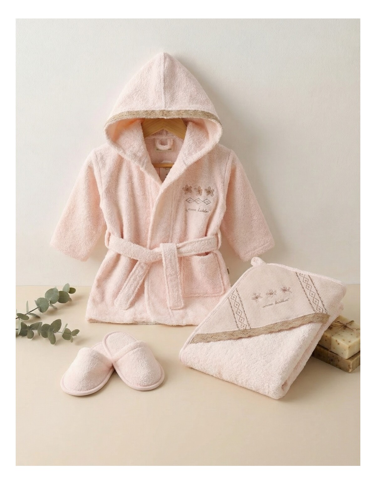 Set de baie, Little Princess, roz