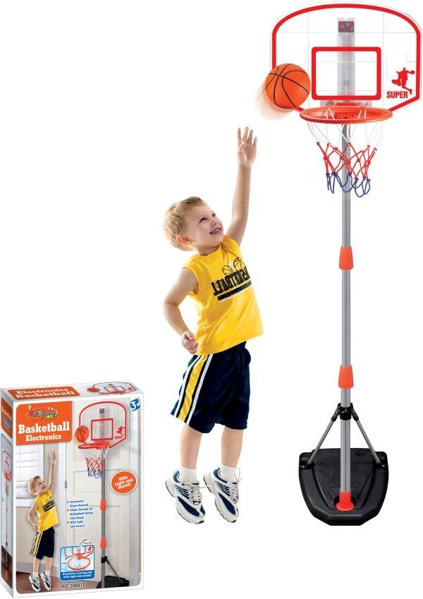 Set de baschet cu numarator electronic King Sport - poza 1