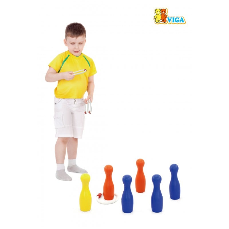 Set de bowling si Prinde popicele, Viga