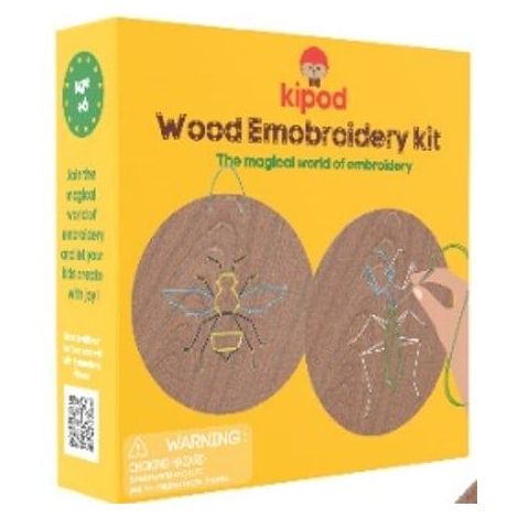 Set de broderie din lemn - Insecte Kipod - poza 1