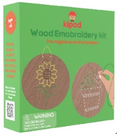 Set de broderie din lemn - Plante Kipod