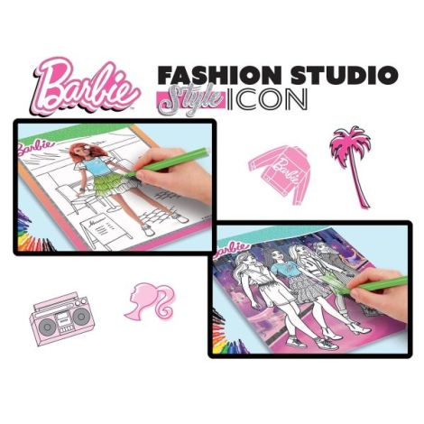 Set de colorat cu activitati barbie - fashion icon - poza 4