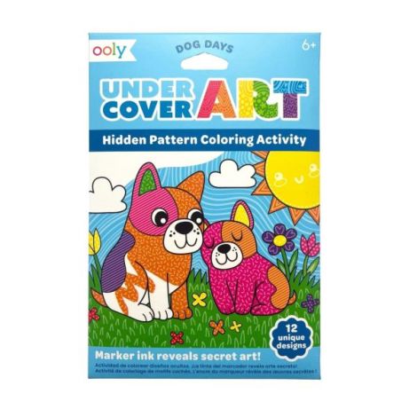 Set de colorat cu modele secrete Undercover Art - Catei - poza 1