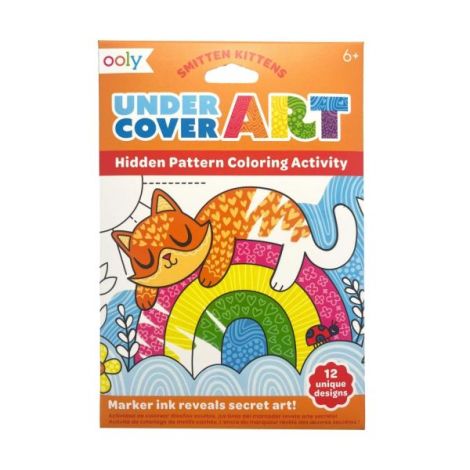 Set de colorat cu modele secrete Undercover Art - Pisicute - poza 1
