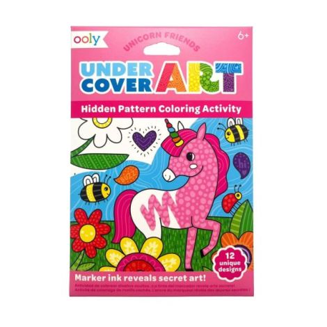Set de colorat cu modele secrete Undercover Art - Unicorni - poza 1