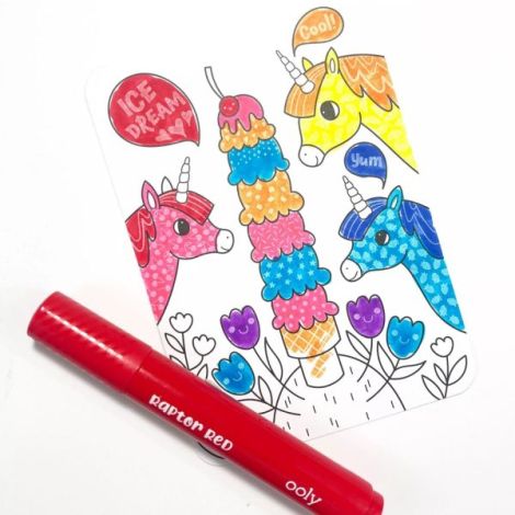 Set de colorat cu modele secrete Undercover Art - Unicorni - poza 2