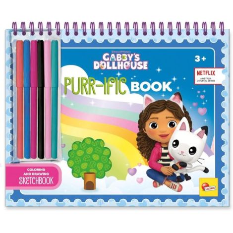 Set de colorat & desenat - gabbys dollhouse - poza 1