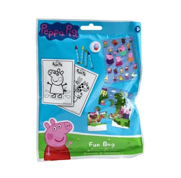 Set de colorat in punguta Peppa Pig Fun Bag - poza 2