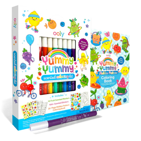 Set de Colorat Parfumat Yummy Yummy , 3 in 1 - poza 1