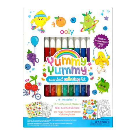Set de Colorat Parfumat Yummy Yummy , 3 in 1 - poza 2
