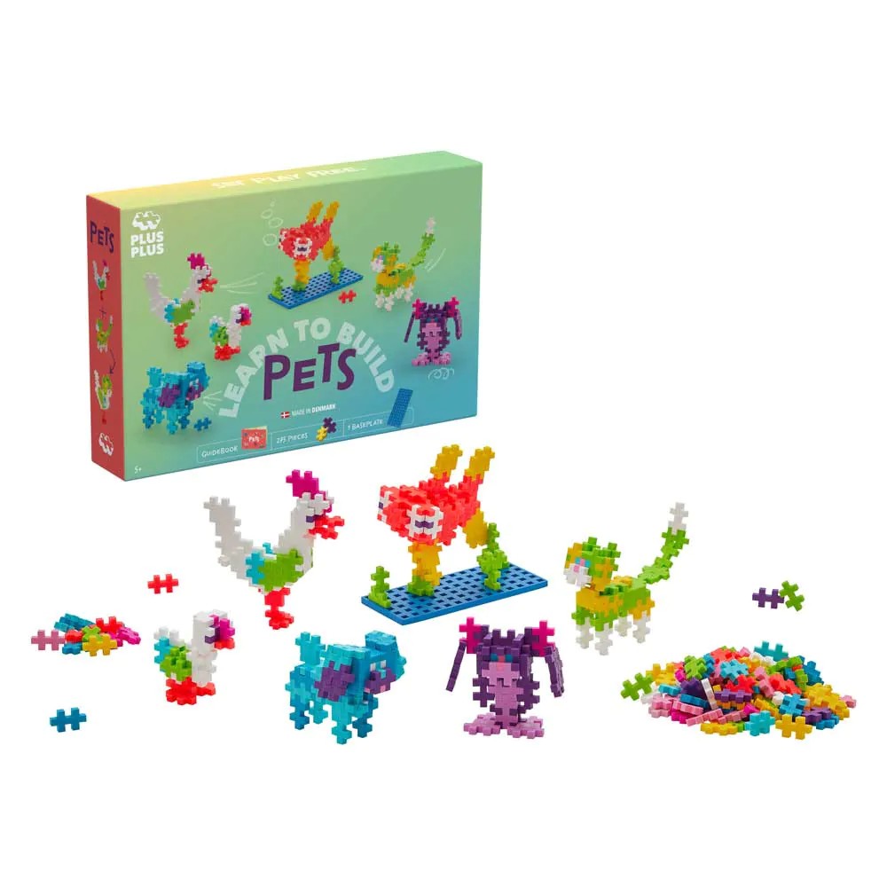 Set de constructie Animale de Companie Plus Plus Constructor 275 piese - poza 1