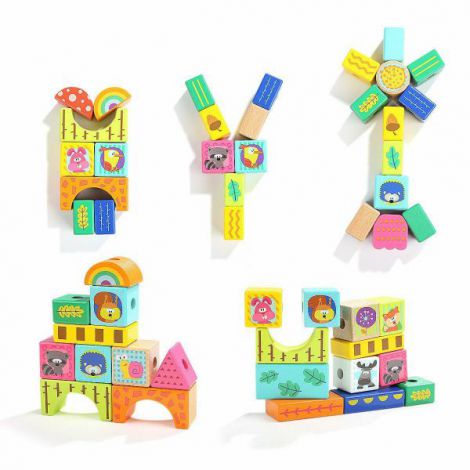 Set de constructie - animalute din padure - poza 2