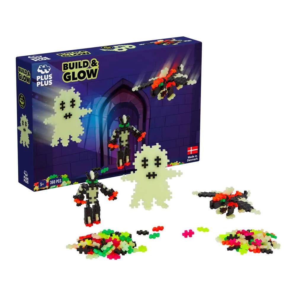 Set de constructie Build and Glow Plus Plus Constructor 360 piese - poza 1