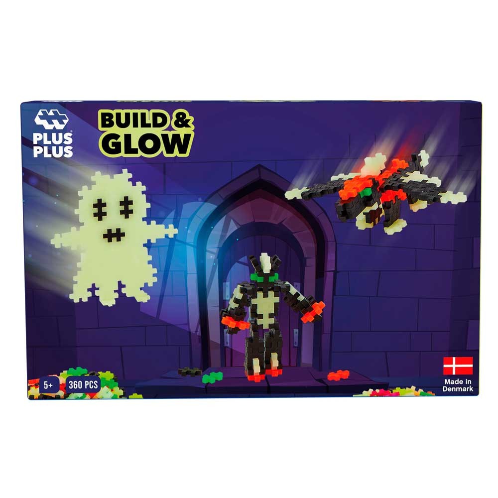 Set de constructie Build and Glow Plus Plus Constructor 360 piese - poza 2