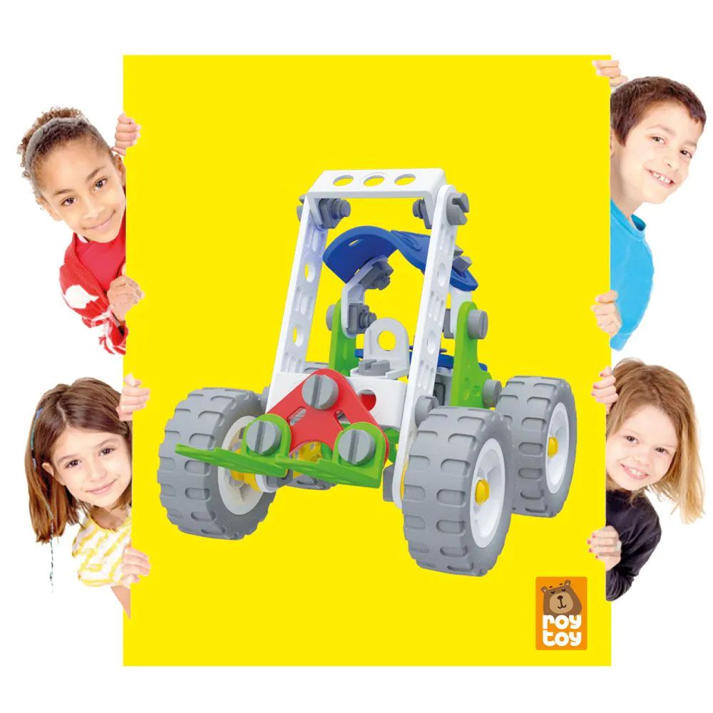 Set de constructie Build Technic Constructor Masina Electrica 82 piese - poza 4