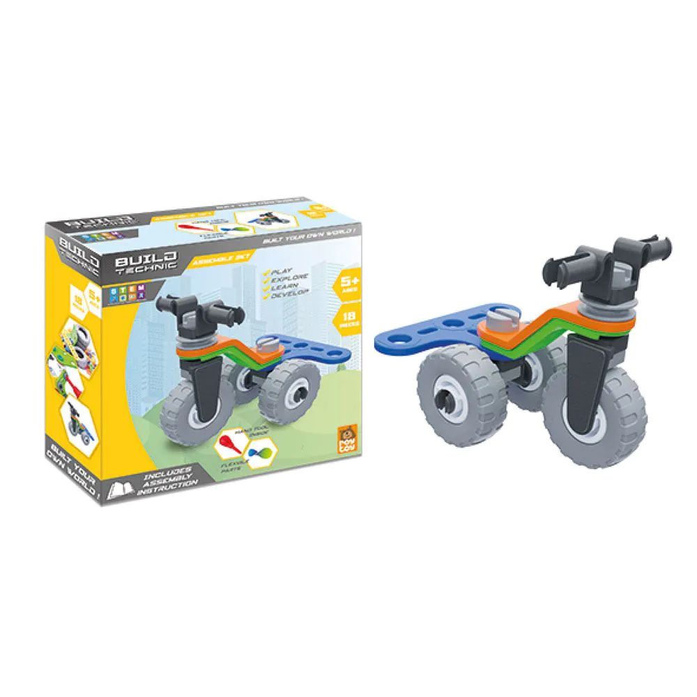 Set de constructie Build Technic Constructor Motor 18 piese - poza 1