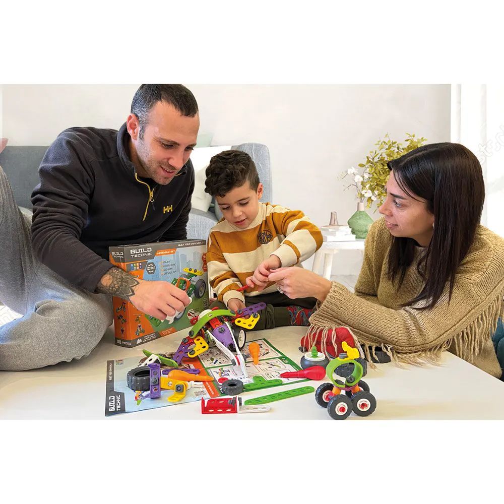 Set de constructie Build Technic Constructor Robot 20 piese - poza 3