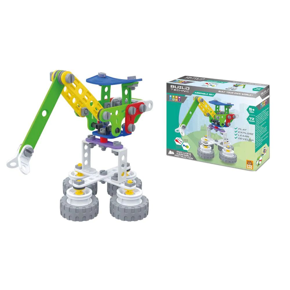 Set de constructie Build Technic Constructor Robot 88 piese - poza 1