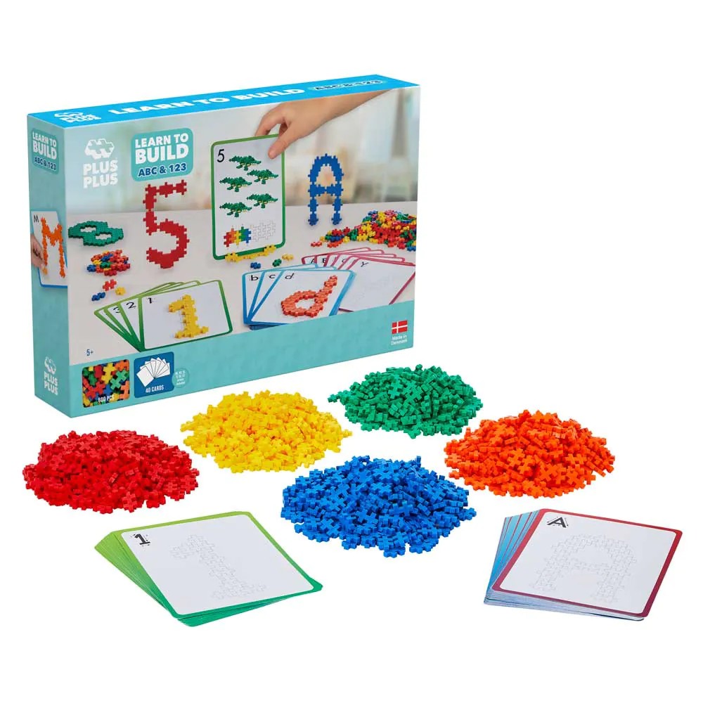 Set de constructie Cifre si Litere Plus Plus Constructor 600 piese - poza 3