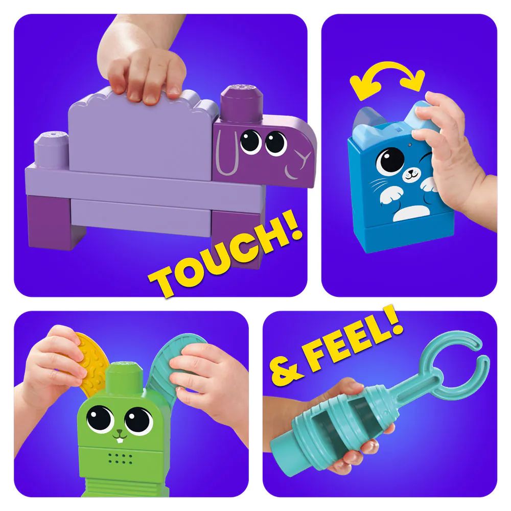 Set de constructie cu animale de ferma muzicale Mega Blocks Musical Farm Band - poza 5