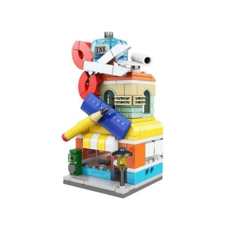 Set de constructie de jucarie - Magazin de Papetarie (222 piese) - poza 2