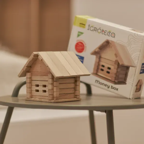 Set de constructie din lemn , zPusculita, 37 piese - poza 2