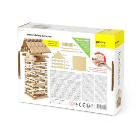 Set de constructie din lemn , zPusculita, 37 piese - poza 4