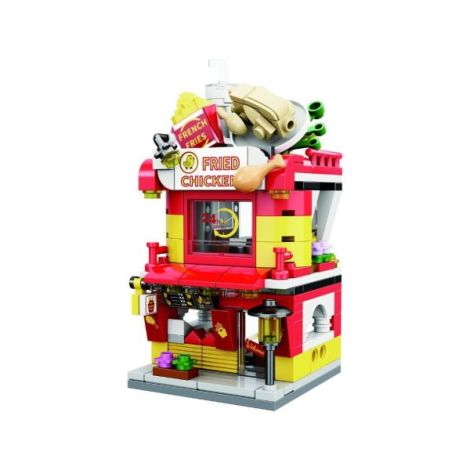 Set de constructie - Fast-food de jucarie (227 piese) - poza 2