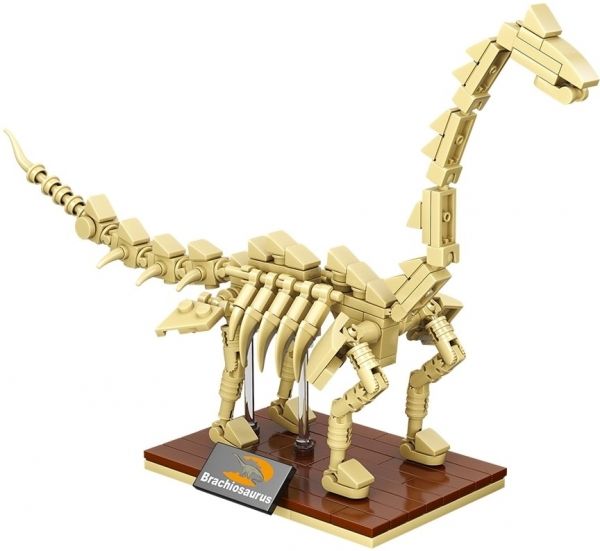 Set de constructie Fossil Building Blocks Dino Museum Brachiosaurus - poza 1