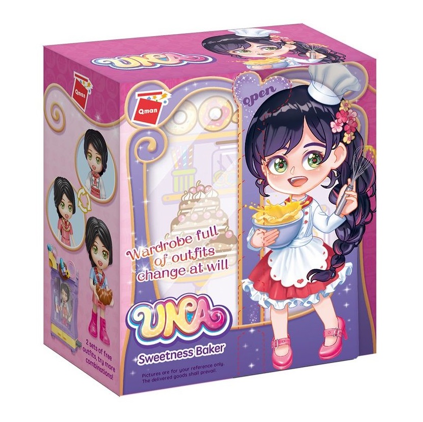 Set de constructie Garderoba cu figurina Qman Cofetar - poza 2