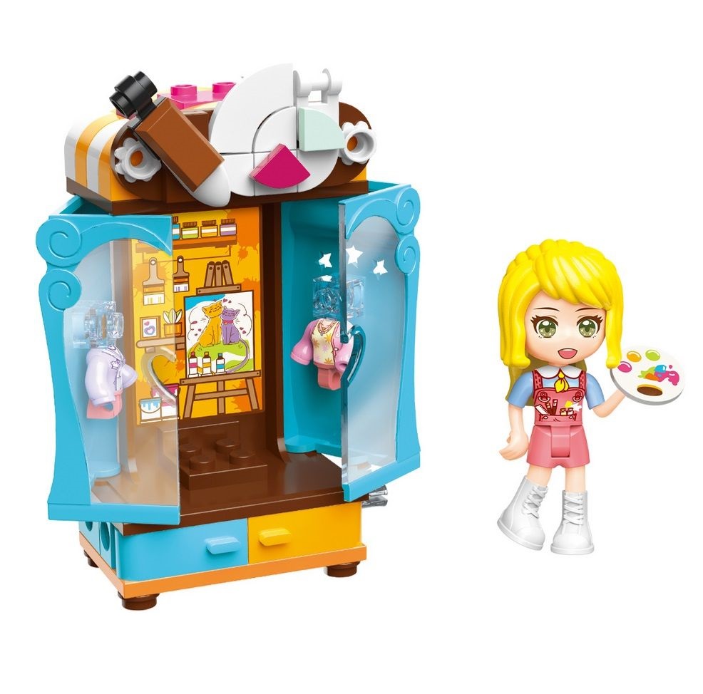 Set de constructie Garderoba cu figurina Qman Magical Painter - poza 1