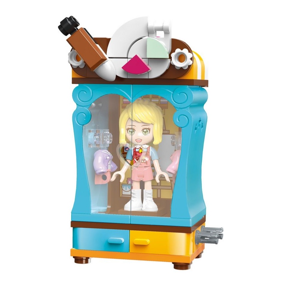 Set de constructie Garderoba cu figurina Qman Magical Painter - poza 2