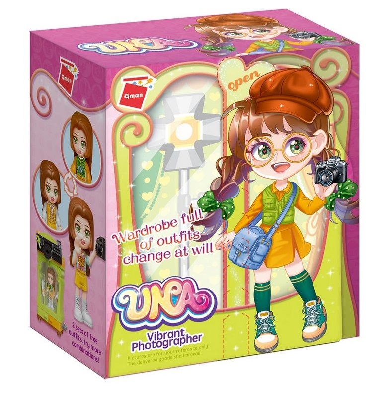 Set de constructie Garderoba cu figurina Qman Vibrant Photographer - poza 2