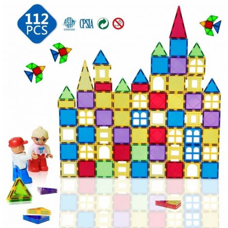 Set de constructie magnetic - 112 piese - poza 5