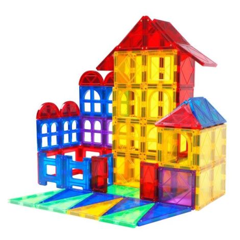 Set de constructie magnetic 3d - 100 piese - poza 2