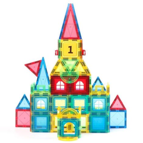 Set de constructie magnetic 3d - 103 piese - poza 2