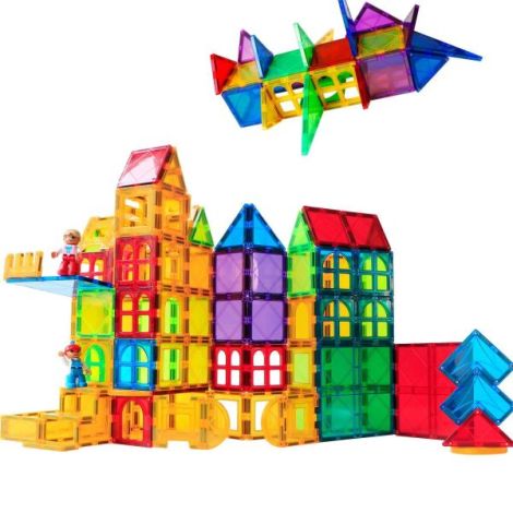 Set de constructie magnetic 3d - 158 piese - poza 2