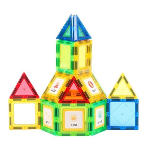 Set de constructie magnetic 3d - 38 piese - poza 2