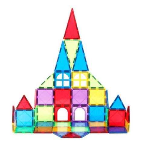 Set de constructie magnetic 3d - 46 piese - poza 2