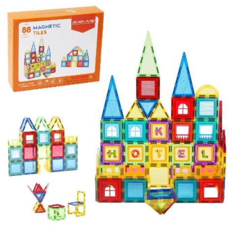 Set de constructie magnetic 3d - 88 piese - poza 3
