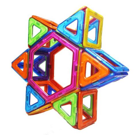 Set de constructie magnetic - 66 piese - poza 4