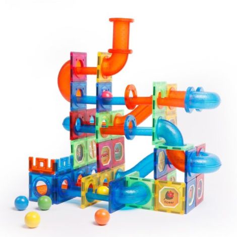 Set de constructie magnetic - marble run (171 piese) - poza 1