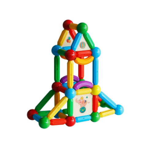 Set de constructie magnetic - stick (103 piese) - poza 1
