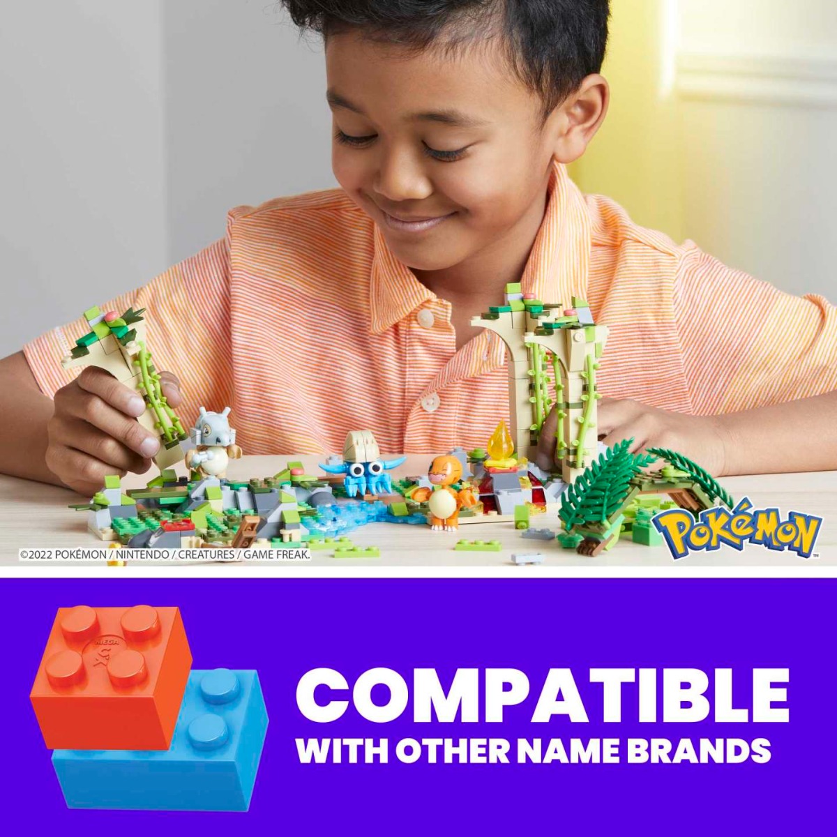 Set de constructie Mega Bloks Pokemon Forgoten Ruins 464 piese - poza 3